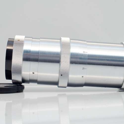 黃銅重版 Carl Zeiss Jena 紅T Triotar 135mm f4, Germany (非常新淨, 15葉)