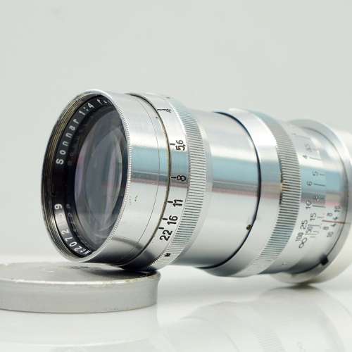 戰前1937年 白銀Carl Zeiss Jena Sonnar 135mm f4 (非常新淨)
