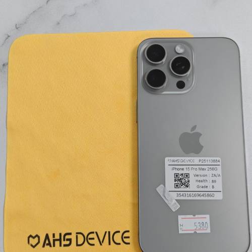 自用一流 電量89% 港版雙卡15 pm 256gb 機身冇花 送貼套 即買即用