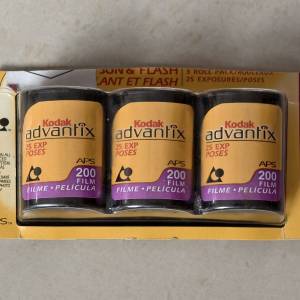 過期APS菲林-Kodak Advantix 200 25 Exp 3筒