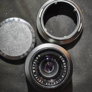 Leica  Leitz 35/2.8 ELMARIT R 徠卡 35mm 35 F2.8 鏡頭 90%new 鏡片通透