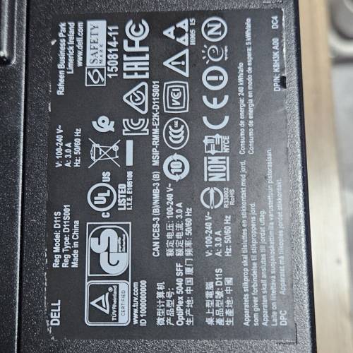 壞Dell D11S小型桌面電腦