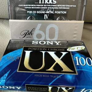 Sony 錄音帶（全新）