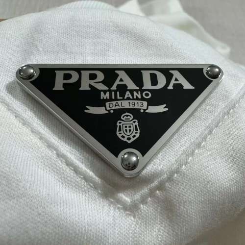 全新PRADA絲光棉tee