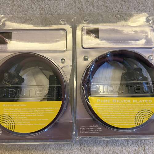 2x 原廠古河Furutech G-320Ag-18鍍銀英式電源線 (1.8m)