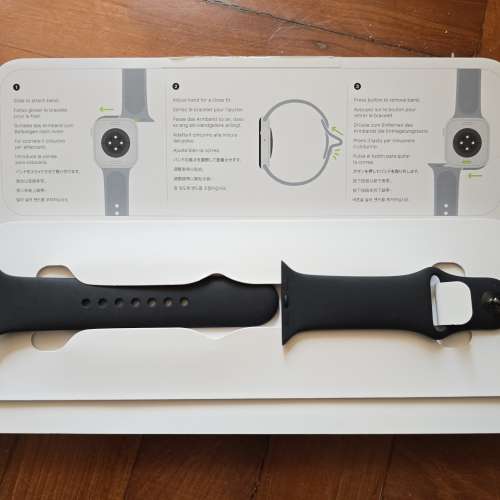 apple watch (全新) 黑色運動錶帶