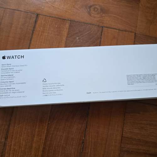 apple watch (全新) 黑色運動錶帶