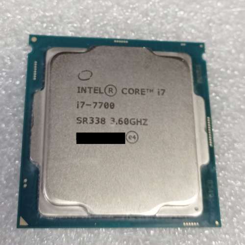 Intel i7-7700 CPU 送壞 8GB DDR4, 2TB HDD & NVME 512GB M2