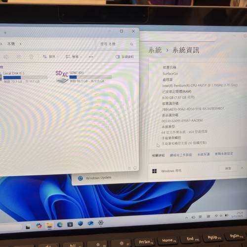 surface go2 8G/128GB SSD