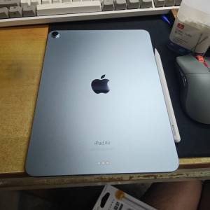 超新 11寸 Apple iPad Air 6 (藍色) 128GB WIFI版 連筆pencil pro及esr機套