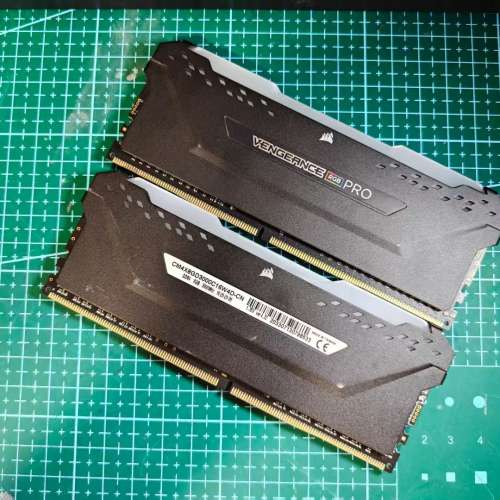 Corsair RGB PBO 16GB(8Gx2) DDR4 3000 C16 Ram 記憶體 內存條