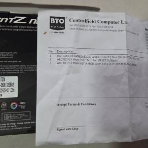 99%新G SKILL Trident Z Neo DDR4-3600 CL18-22-22-42 1.35V 64GB (2x32GB)