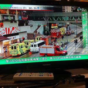 屯門良景輕鐵站交收 Telefunken LED iDTV 24吋 t2418ei LED 數碼電視 連OEM遙控 火...