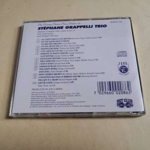 STEPHANE GRAPPELLI TRIO 挪威限量版