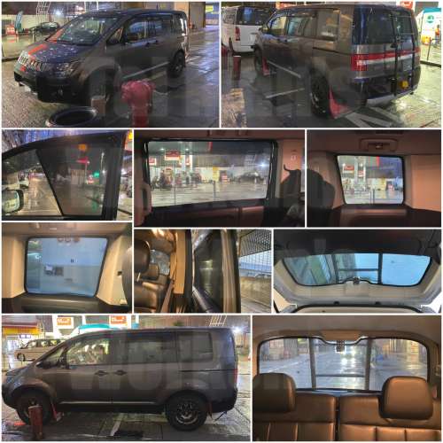 三菱 DELICA 全車防曬磁石窗網