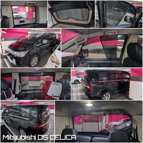 三菱 DELICA 全車防曬磁石窗網