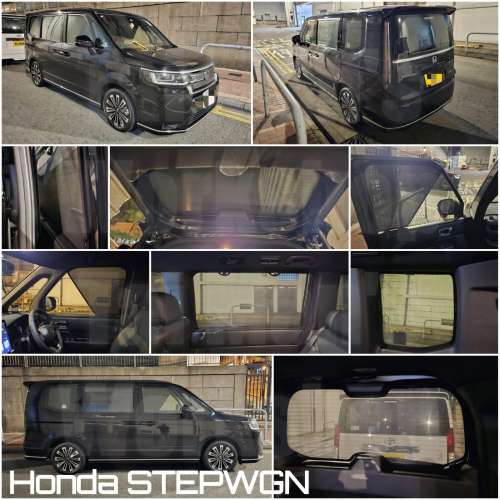 Honda STEPWGN RP8 全車防曬磁石窗網