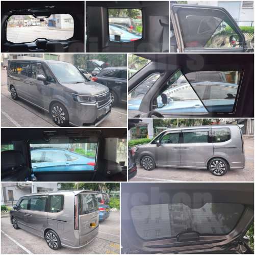Honda STEPWGN RP8 全車防曬磁石窗網
