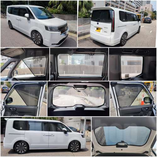 Honda STEPWGN RP8 全車防曬磁石窗網