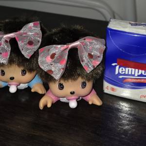 Monchhichi公仔2隻