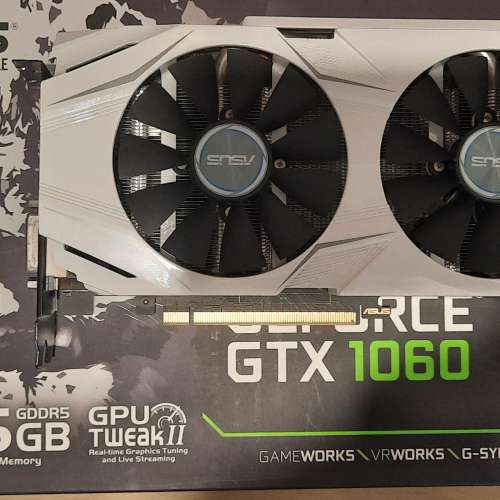 ASUS GTX1060 OC 6GD5 DUAL FAN