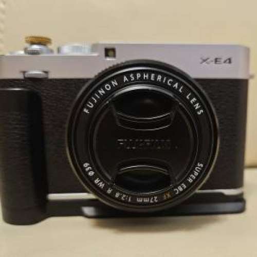 Fujifilm X-E4銀色剩機身 XF27mmF2.8 R WR鏡頭