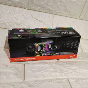 全新原裝勁靚聲Armour Spaker V8 USB充電 LED幻彩燈立體聲藍牙喇叭