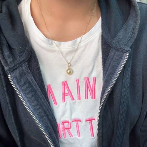 18k金天然南洋金珠