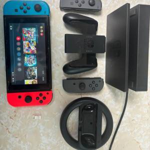 Nintendo Switch初代版，可以開心 齊配件