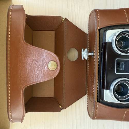 美製古董柯達菲林相機 Vintage Kodak Stereo Camera with Case