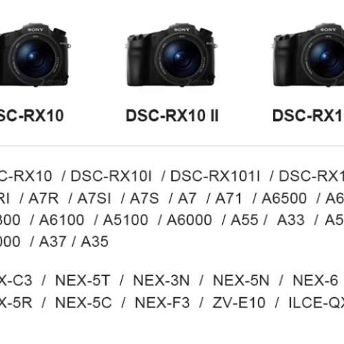 SHOULIETU NP-FW50 Lithium-ion Battery For Sony Alpha 代用鋰電池