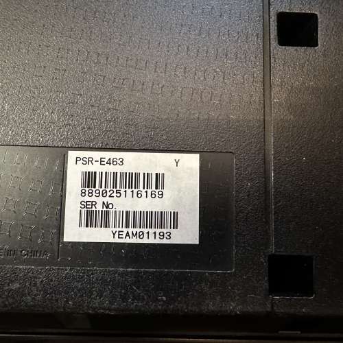 Yamaha PSR-E463電子琴（99%新）