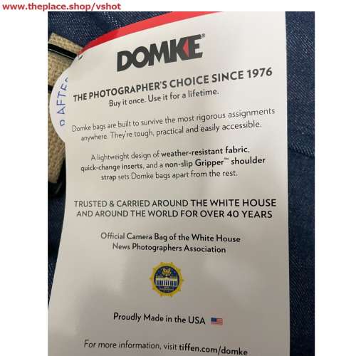[全新行貨] Domke F2 經典相機袋   牛仔色