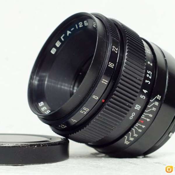 蘇俄人像鏡, Vega 12B MC 90mm f2.8, (仿Jena Biometar, 1976年)