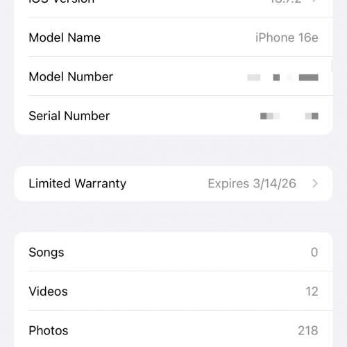 iPhone 16e 128gb 港行 100電