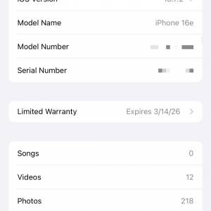 iPhone 16e 128gb 港行 100電