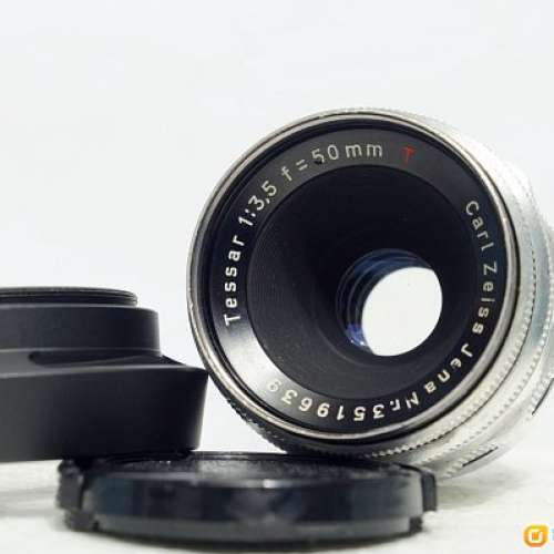 小巧鷹眼 Carl Zeiss Jena 紅T Tessar 50mm f3.5 (罕見14葉)