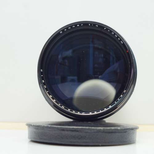 東蔡戰前大炮 Carl Zeiss Jena 紅T Sonnar 300mm f4 (18葉,極新淨)