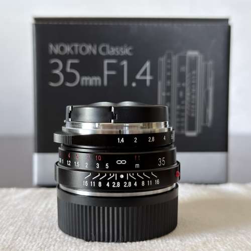 超級新淨 FULL SET 福倫達 Voigtlander Nokton Classic 35mm F1.4 II SC VM LEICA ...