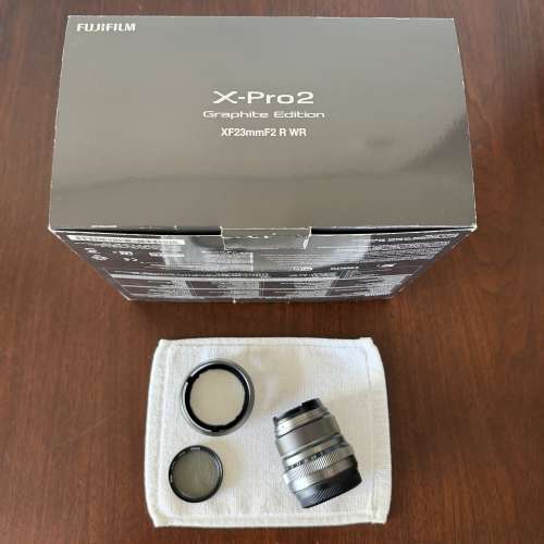 限量版 石墨灰 GRAPHITE LIMITED EDITION FUJIFILM FUJINON XF 23mm F2 R WR LENS ...