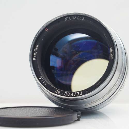 早期4位序號 蘇俄太陽神 Helios 40 紅N 85mm f1.5, 50年代USSR (Very New)