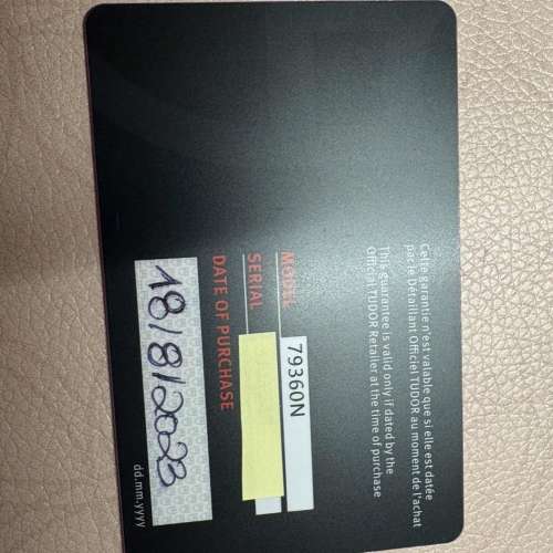 Tudor 79360N 熊貓面