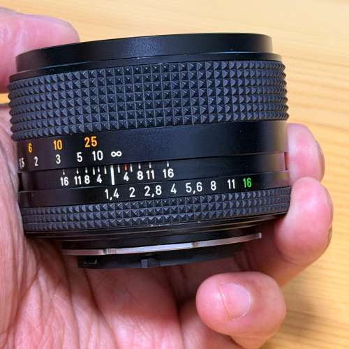 Contax Carl Zeiss Planar 50mm f1.4 MMJ CY Mount