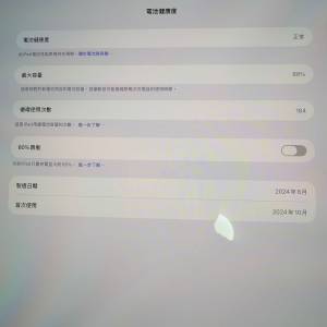 極新0花痕2024 iPad Pro 13-inch M4 256GB WiFi 黑色 電量健康88% 香港行貨 ipadpr...
