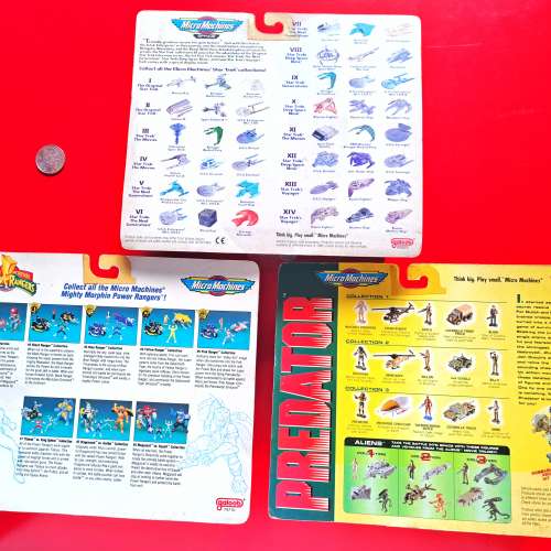 90s 迷你先鋒 Micro Machines 電影精品 Predator 鐵血戰士 Power Rangers 恐龍戰隊...