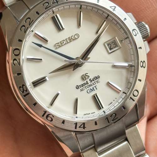 市場罕有 近全新 一手購入收藏品 香港行貨 40MM GRAND SEIKO GMT 帶格足長 日本美學...