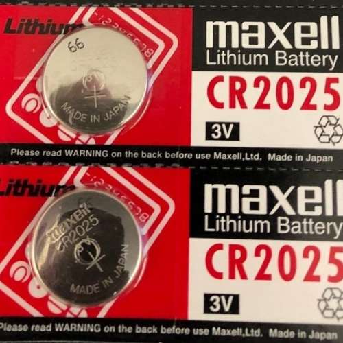 日本萬勝 Maxell CR2032 / CR2025 / CR2016 Lithium Battery 3V 強勁電力鋰電池 20...