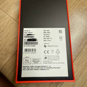 One plus15 國際版 16+512gb 沙莫色