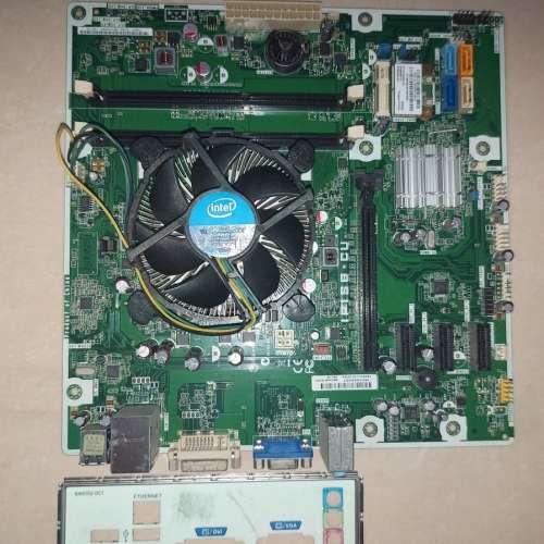 突然唔著. HP IPISB-CU Rev:2.00 mATX Motherboard w/ CPU+heatsink fan+WIFI CARD