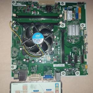 突然唔著. HP IPISB-CU Rev:2.00 mATX Motherboard w/ CPU+heatsink fan+WIFI CARD